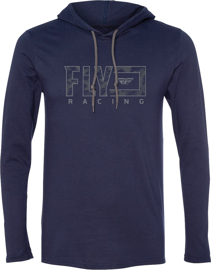 FLY RACING Fly Finish Line Hoodie Navy 2x 354-00662X