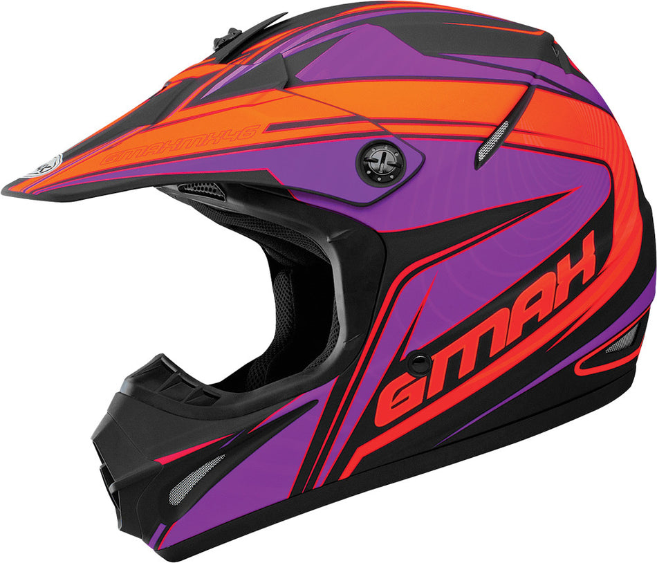 GMAX Gm-46.2x Coil Helmet Matte Black/Flo-Orange M G3464635 TC-26F