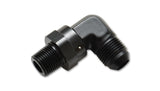 Vibrant -6AN to 1/8in NPT Male Swivel 90 Degree Adapter Fitting 11353