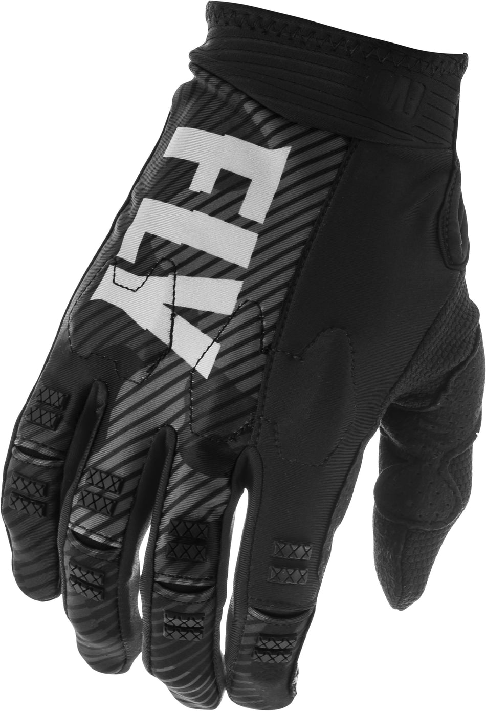 FLY RACING Evolution Gloves Black/Grey Sz 12 373-11012