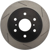 StopTech PowerSlot Chevrolet Avalanche/Silverado/Suburban/Tahoe / GMC Yukon Left Slotted Rear Rotor 126.66065SL