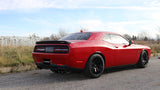 Corsa 15-17 Dodge Challenger Hellcat Dual Rear Exit Extreme Exhaust w/ 3.5in Black Tips 14989BLK