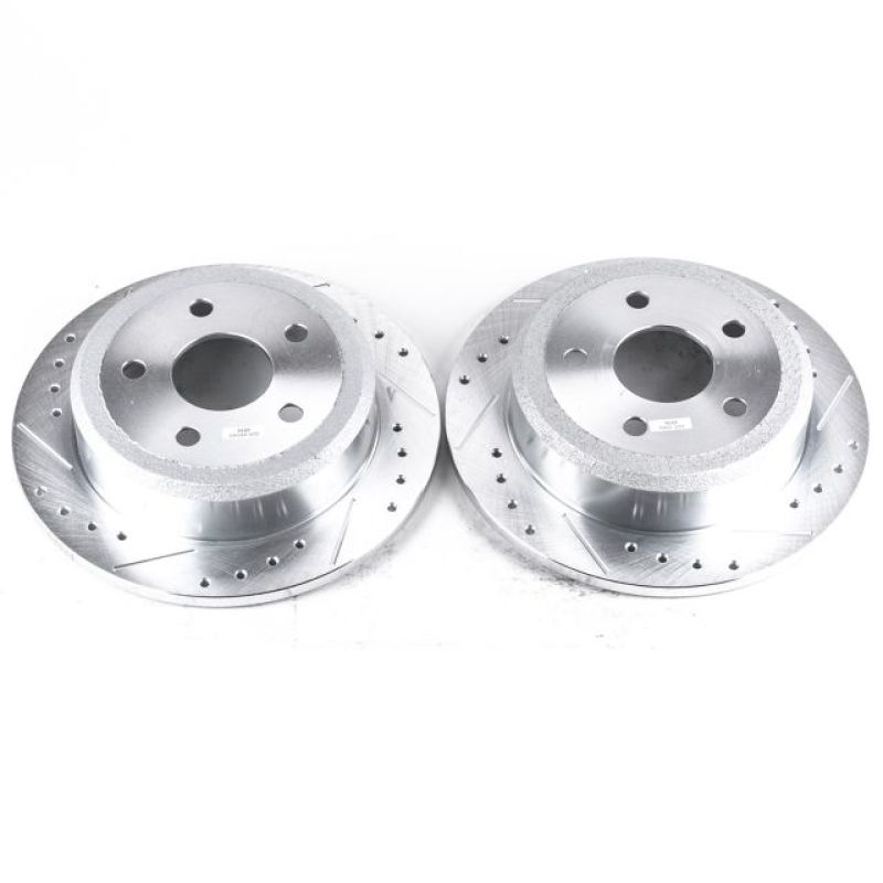 Power Stop 07-17 Jeep Wrangler Rear Evolution Drilled & Slotted Rotors - Pair AR8382XPR