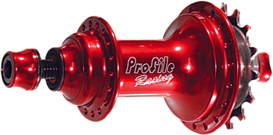 PROFILE Elite Rear Hub Red 10mm 36h ELTCHRED