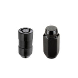 McGard 5 Lug Hex Install Kit w/Locks (Cone Seat Nut) M14X1.5 / 22mm Hex / 1.635in. Length - Black 84527