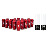 Mishimoto Aluminum Locking Lug Nuts M12x1.5 20pc Set Red MMLG-15-20LRD