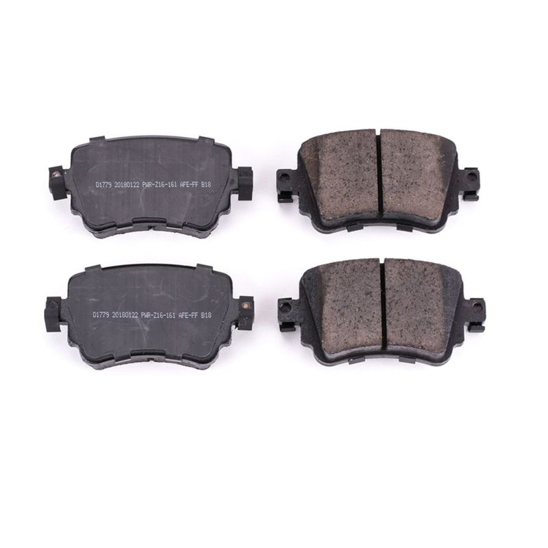 Power Stop 16-18 Audi Q3 Rear Z16 Evolution Ceramic Brake Pads 16-1779