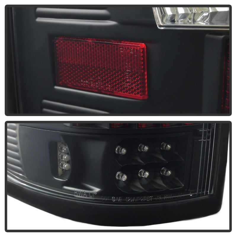 Xtune Ford F150 Styleside 04-08 (Not Fit Heritage & SVT) LED Tail Lights Black ALT-ON-FF15004-LED-BK 5012890