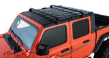 Rhino-Rack 07-22 Jeep Wrangler JK/JL 4 Door Hard Top Vortex SG 2 Bar Roof Rack - Black SG59