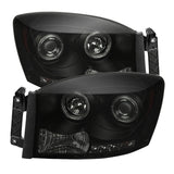 Spyder Dodge Ram 1500 06-08 06-09 Projector Headlights LED Halo LED Blk Smke PRO-YD-DR06-HL-BSM 5078391