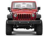 Raxiom 97-18 Jeep Wrangler TJ/JK Axial Series LED Daymaker Headlights- Chrome Housing (Clear Lens) J108043