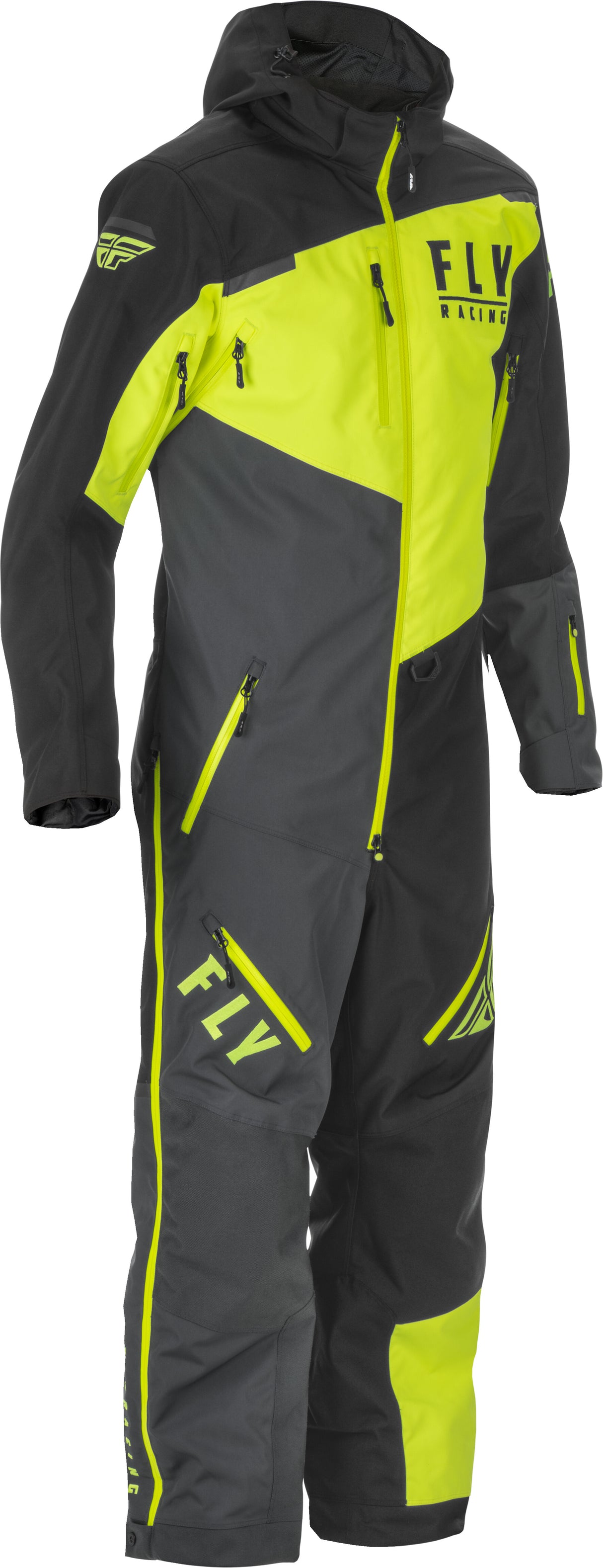 FLY RACING Cobalt Monosuit Shell Black/Grey/Hi-Vis Md 470-4155M