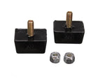 Energy Suspension Univ Blk 7/8in H x 1-7/8in L x 1-3/8in W Low Profile Rectangular Bump Stops (2 ea) 9.9118G