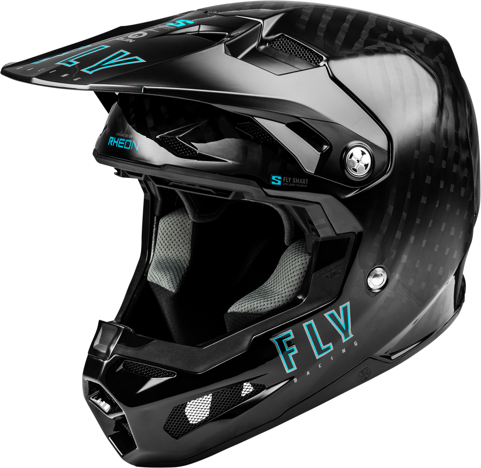 FLY RACING Youth Formula S Carbon Helmet Black Yl-S1a 73-4415YL