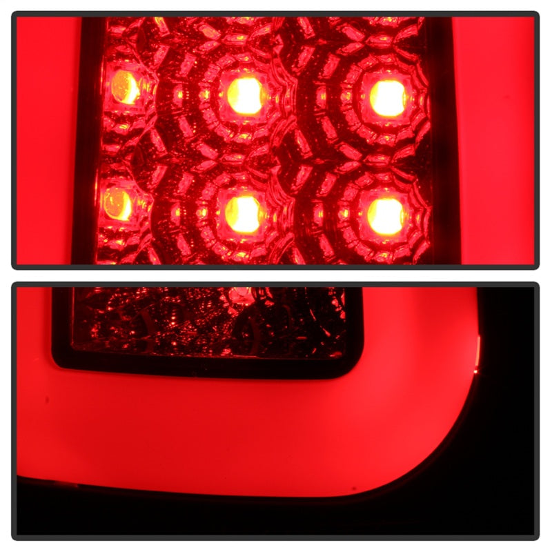 Spyder 97-03 Ford F150 Stylsd. F250 V3 Lght Bar LED Tail Lights - Blk Smk ALT-YD-FF15097V3-LBLED-BSM 5084248