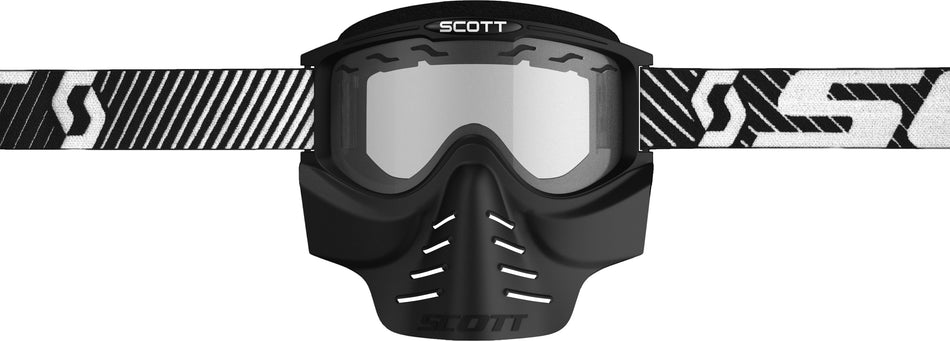 SCOTT 83x Safari Mask Black W/Clear Lens 218166-0001043