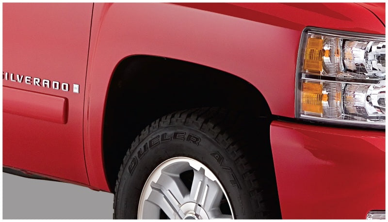 Bushwacker 07-13 Chevy Silverado 1500 Fleetside Extend-A-Fender Style Flares 4pc 69.3in Bed - Black 40925-02