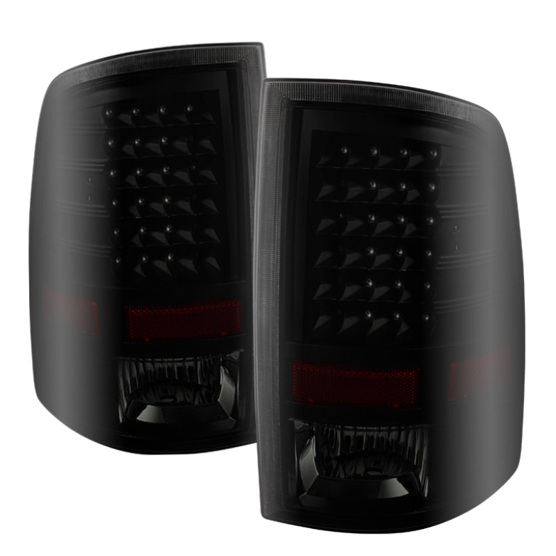 Xtune Dodge Ram 1500 09-14 LED Tail Lights Incandescent Model Only Black Smoke ALT-JH-DR09-LED-BKSM 9025617