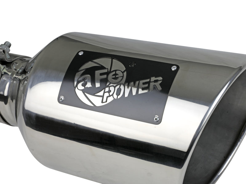 aFe Power MACH Force-Xp 304 Stainless Steel Clamp-on Exhaust Tip - Polished 49T40801-P15