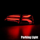 AlphaRex 20-22 Tesla Model Y PRO-Series LED Tail Lights Jet Black w/Seq Sig 601030