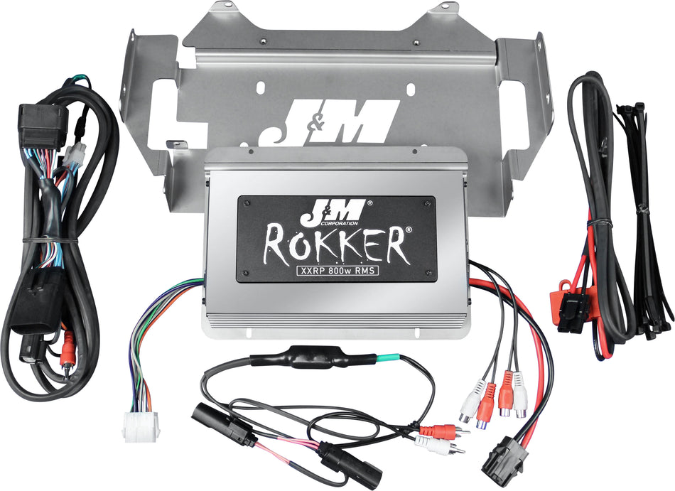 J&MRokker P800w 4-Ch Amp Kit 14-20 FlhtcuJAMP-800HC14-ULP