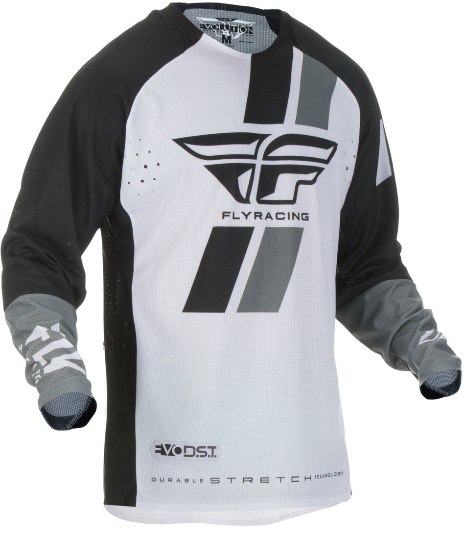 FLY RACING Evolution Dst Jersey Black/White 2x 372-2202X