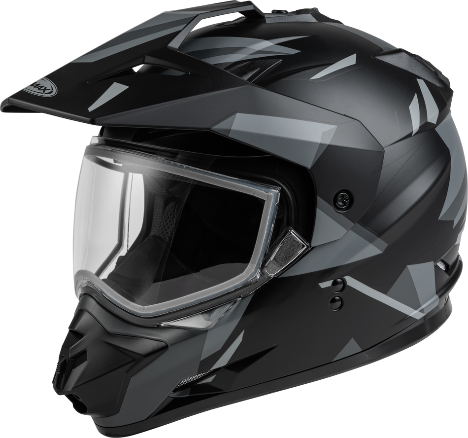 GMAX Gm-11s Ripcord Adventure Snow Helmet Matte Black/Grey Lg A2114076