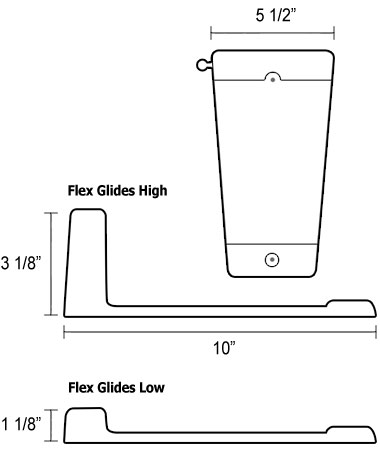 CALIBER P/M FLEX GLIDES HIGH 13343