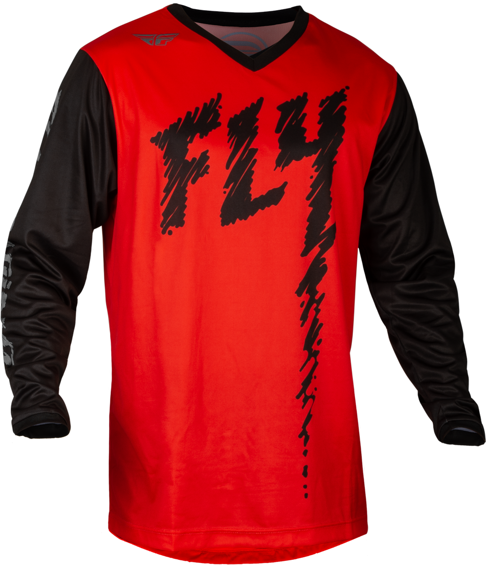 FLY RACING Youth F-16 Jersey Red/Black/Grey Yl 377-222YL