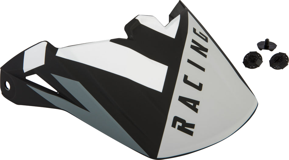 FLY RACING Elite Vigilant Helmet Visor Black/Grey 73-88141