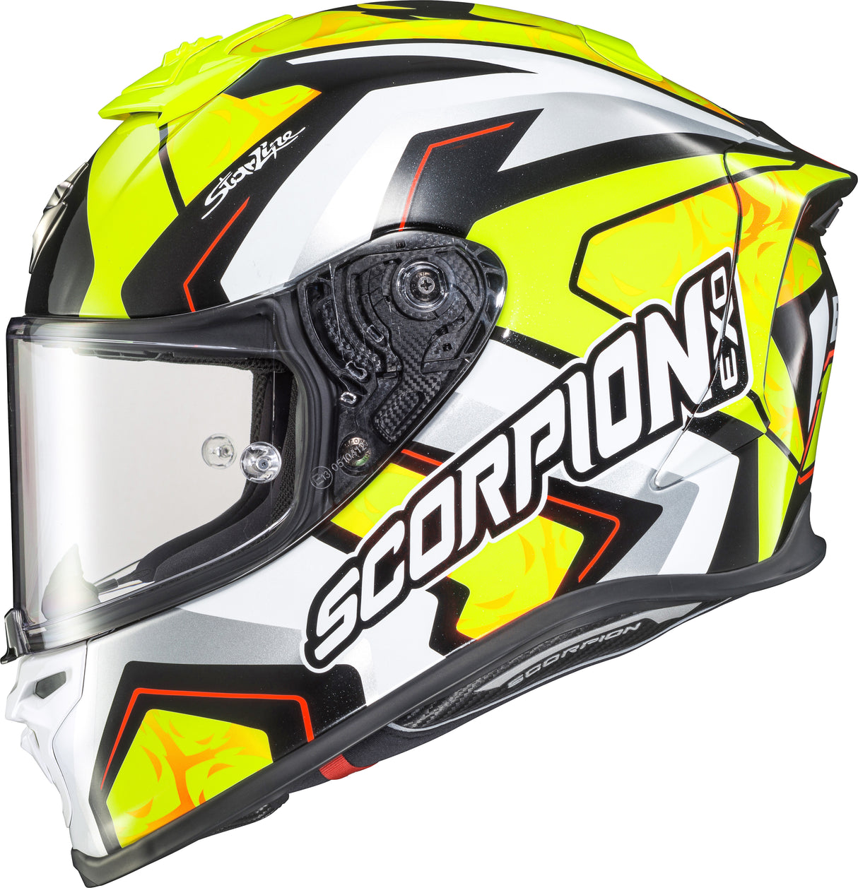 SCORPION EXO Exo-R1 Air Full Face Helmet Bautista Yellow Xs R1-3012