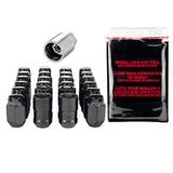 McGard 6 Lug Hex Install Kit w/Locks (Cone Seat Nut) M12X1.5 / 13/16 Hex / 1.5in. Length - Black 84658