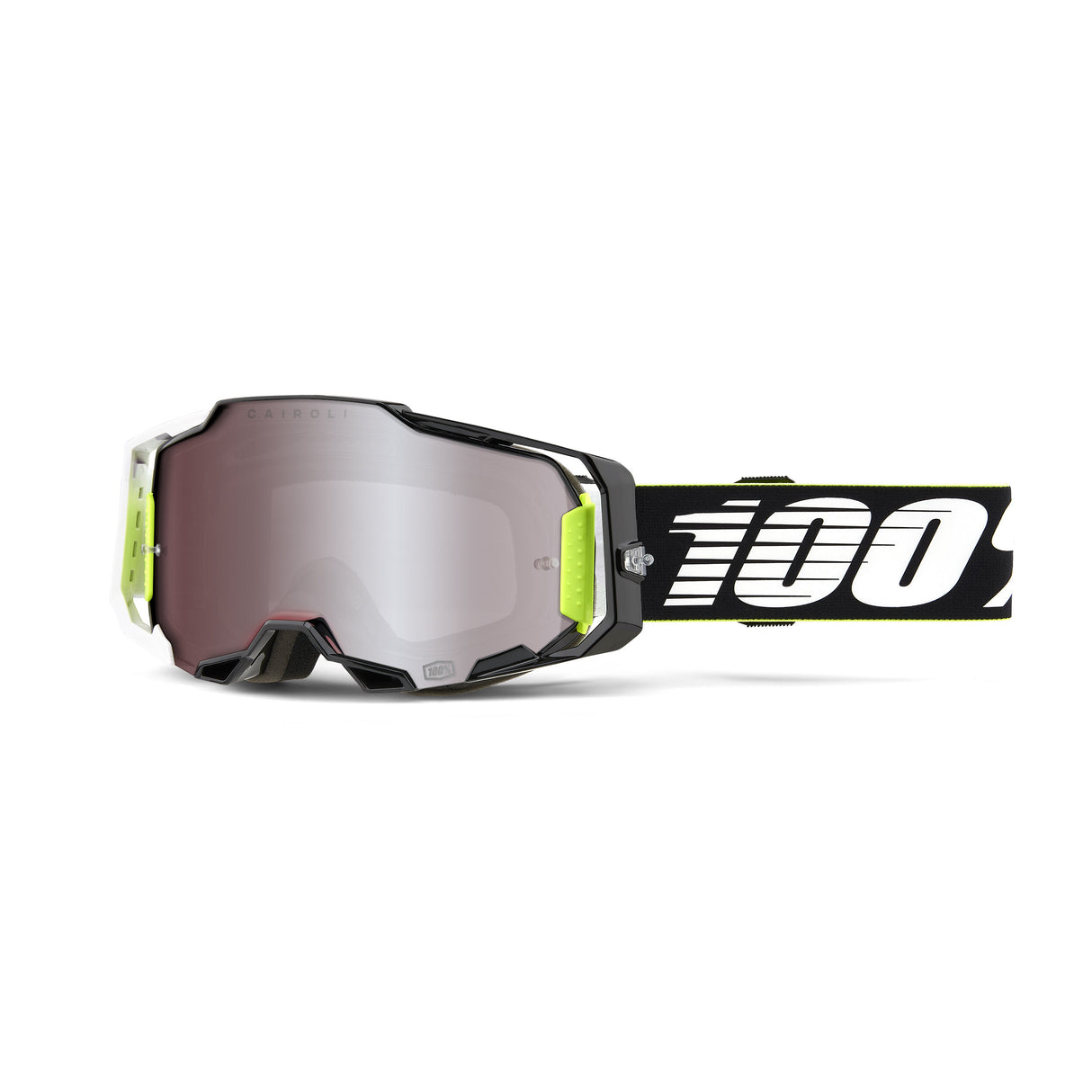 100% Armega Hiper Goggle Racr Mirror Silver Lens 50003-00007