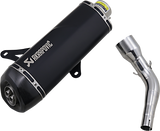 AKRAPOVIC Muffler - Black - Stainless Steel Vespa GTS/GTV S-VE3SO9-HRSSBL 1811-3941