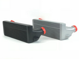 CSF 04-13 BMW 335i/xi (E90/E91/E92/E93) High Performance Stepped Core Bar/Plate Intercooler - Black 8127B