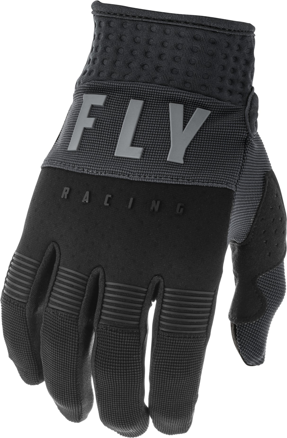 FLY RACING F-16 Gloves Black/Grey Sz 08 373-91008