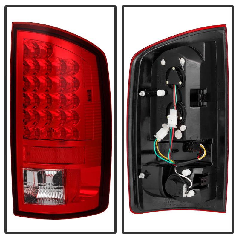 Spyder Dodge Ram 02-06 1500/Ram 2500/3500 03-06 LED Tail Light Red Clear ALT-YD-DRAM02-LED-RC 5002570