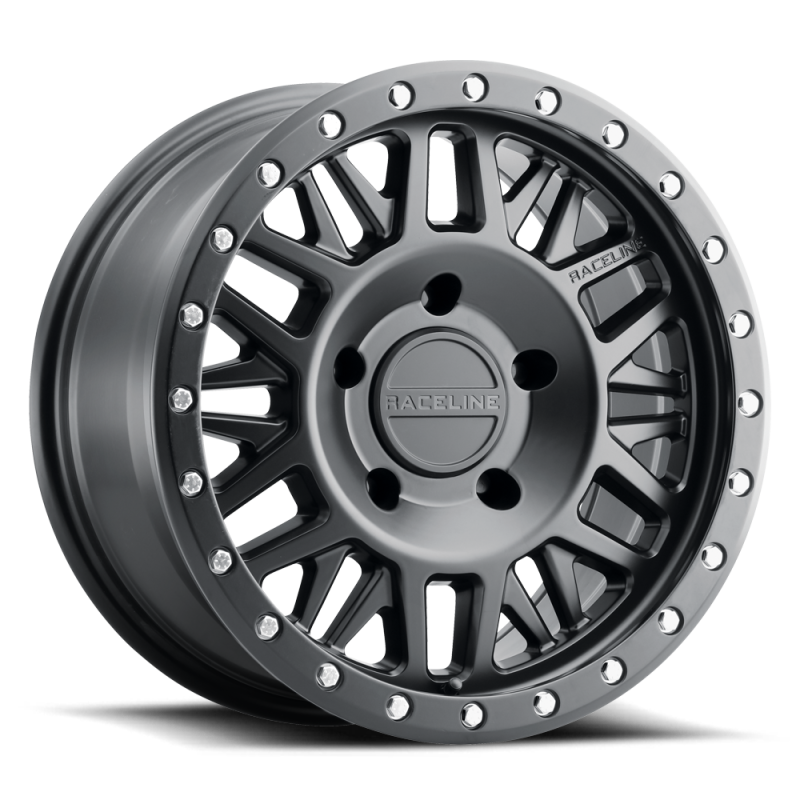 Raceline 951B Ryno 17x8.5in / 6x139.7 BP / 0mm Offset / 106.1mm Bore - Satin Black Wheel 951B-78560-00