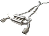 aFe Takeda 2-1/2in 304SS Cat-Back Exhaust Infiniti G37 08-13/Q60 14-15 V6-3.7 w/ Polished Tips 49-36103-P