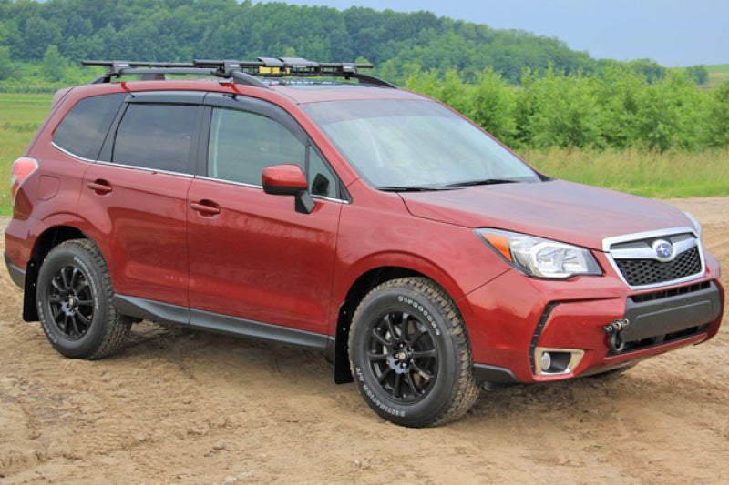Rally Armor 14+ Subaru Forester Black Mud Flap w/ Red Logo