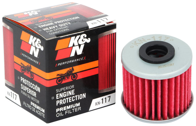 K&N Honda 1.58in OD 0.42in ID 1.4in Height Cartridge Oil Filter