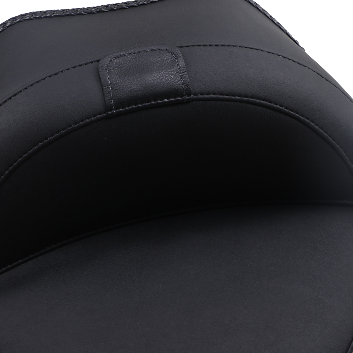 MUSTANG Wide Solo Seat - With Backrest - Vintage - Black - Smooth 79742