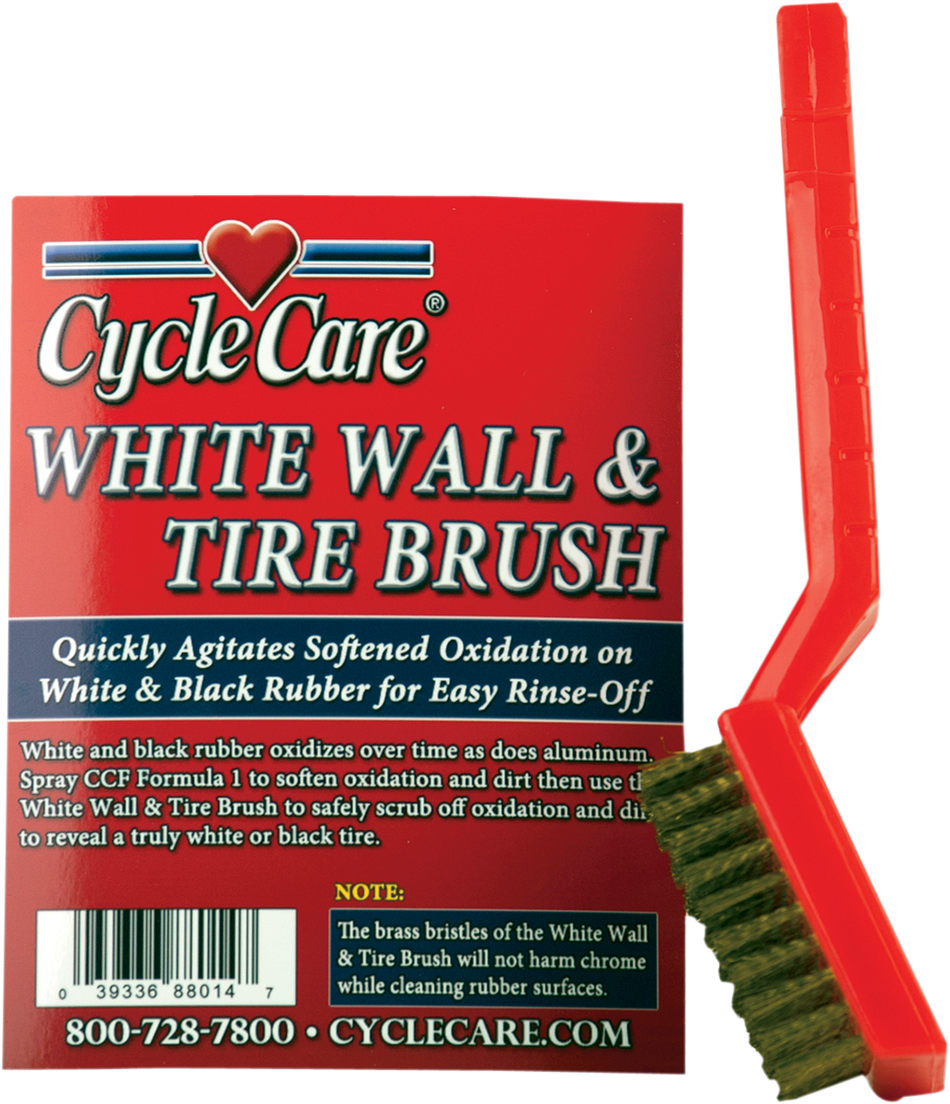 CYCLE CARE FORMULAS Whitewall Tire Brush 88014