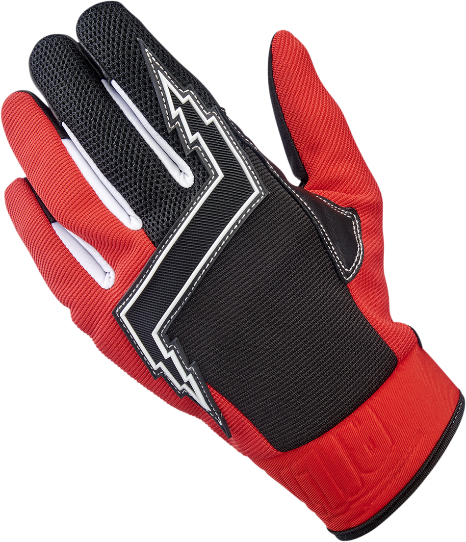 BILTWELL Baja Gloves - Red - Small 1508-0801-302