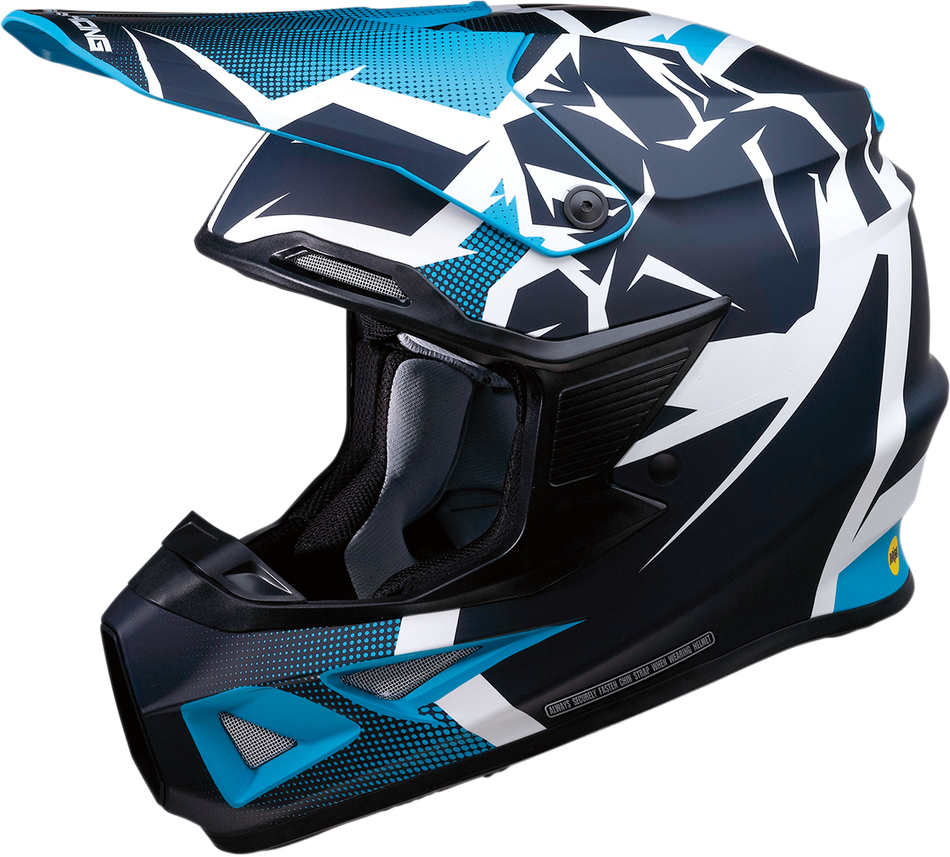 MOOSE RACING F.I. Helmet - Agroid™ - MIPS® - Navy/Light Blue - Medium 0110-6707
