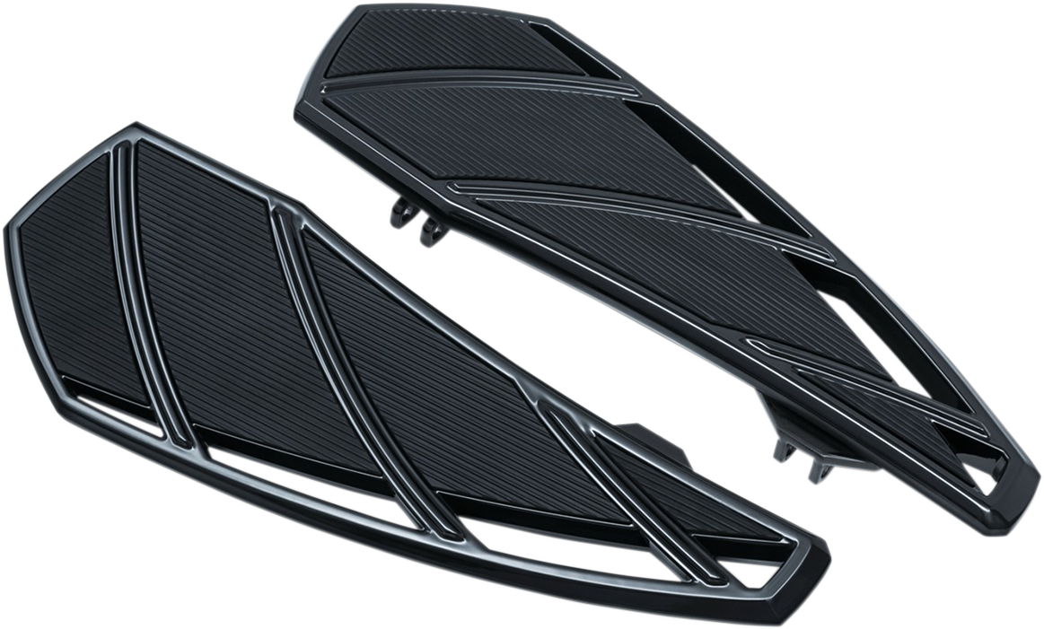 KURYAKYN Phantom Driver Floorboards - Gloss Black - Touring '83-'21 5793