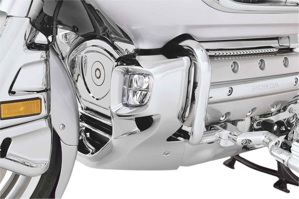 SHOW CHROME Lower Cowls - Chrome - Rectangular 52-908