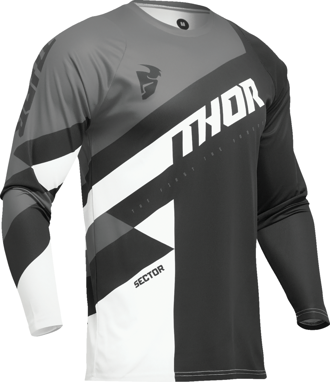 Camiseta THOR Youth Sector Checker - Negro/Gris - 2XS 2912-2406 