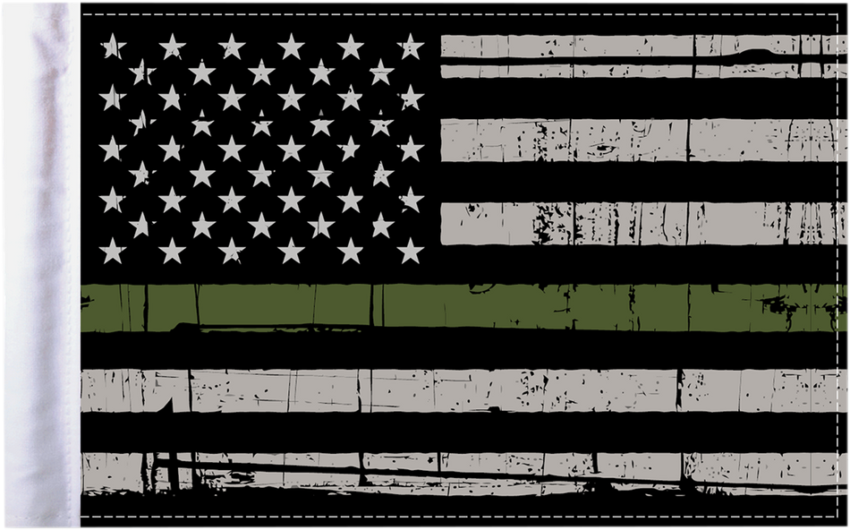 PRO PAD Grunge U.S.A. Flag - Green - 6" x 9" FLG-GMGL-US