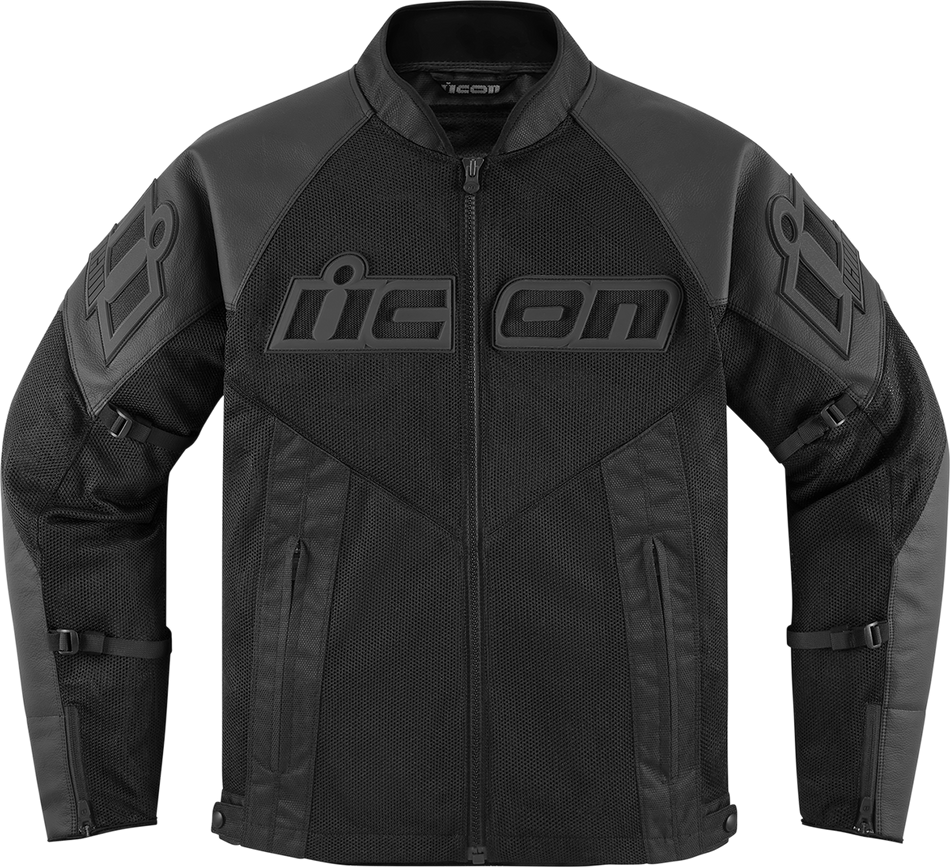 ICON Mesh AF™ Leather Jacket - Black - XL 2810-3900